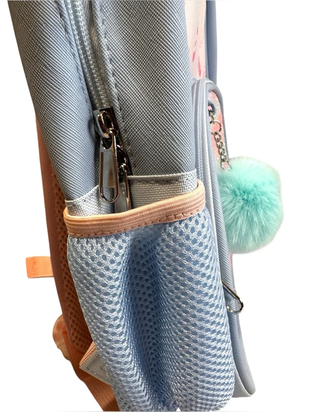 Kids Sparkle Cupcake Backpack - Pastel Pink & Blue